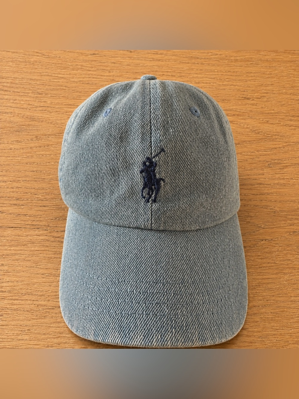 NWT Polo Ralph Lauren Nubuck Relay Blue Sport Cap